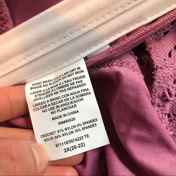 SOLD  Becca Etc. Rebecca Virtue onepiece L 2x - Picture 10 of 10